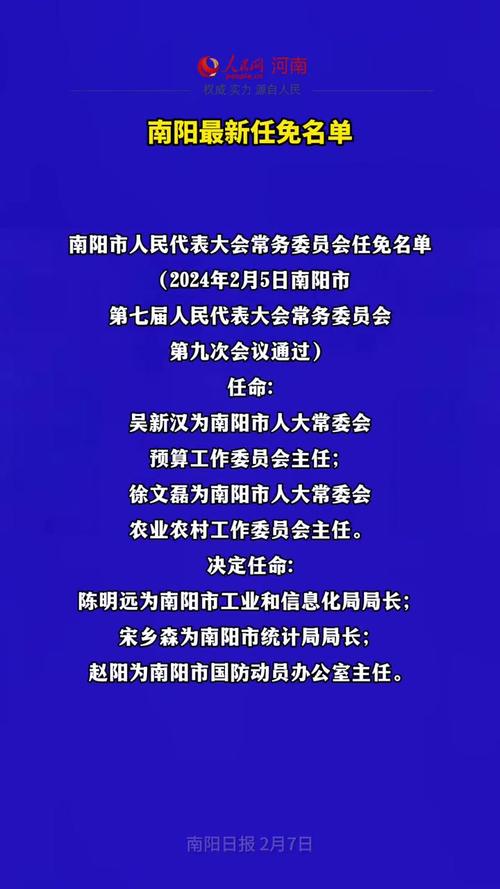 南阳最新副处调整名单背后的故事